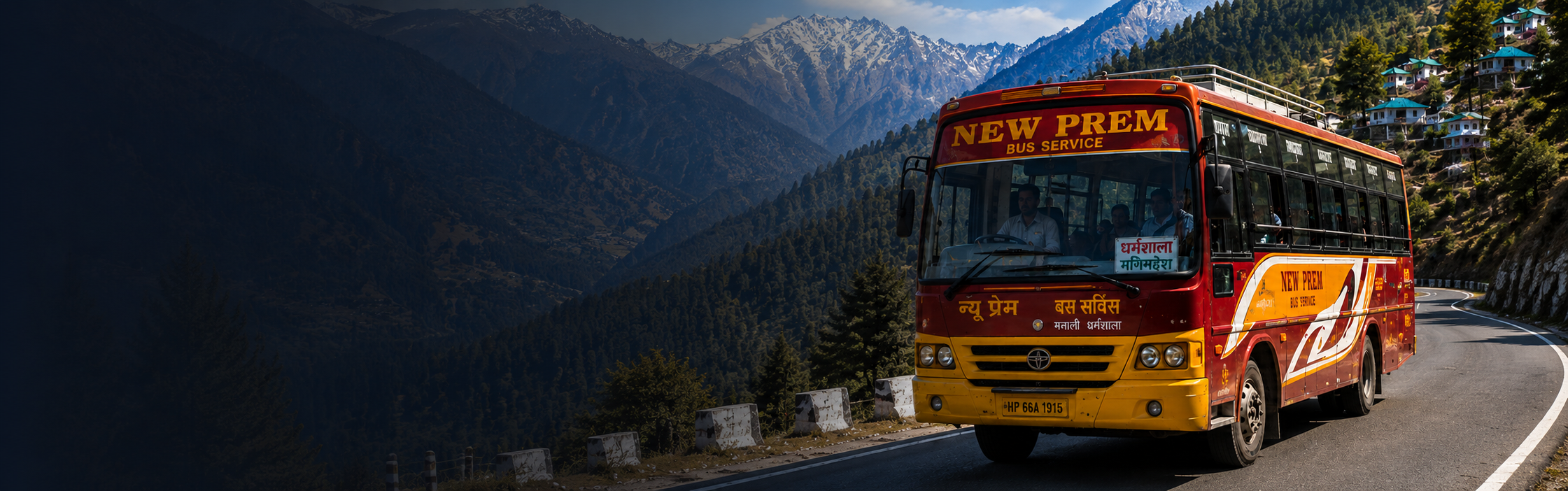 New Prem Bus Service on mountain highway