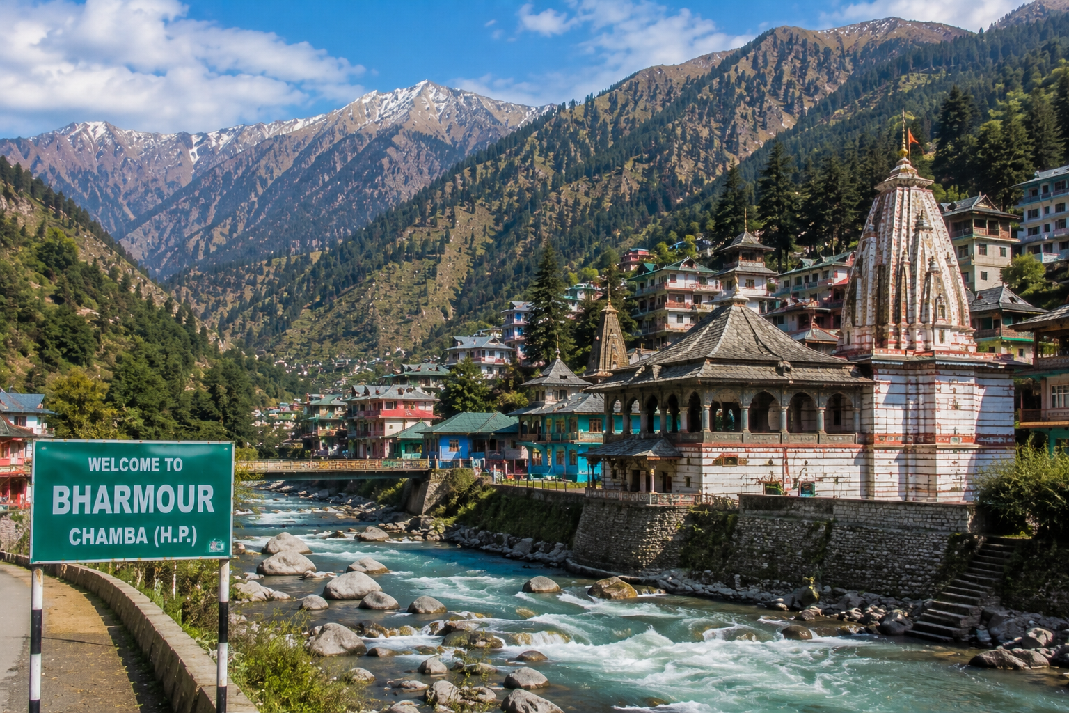 Palampur to Bharmour